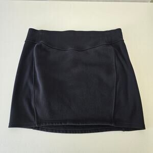 Lululemon Scuba High Rise Mini Skirt Women's XL Black
